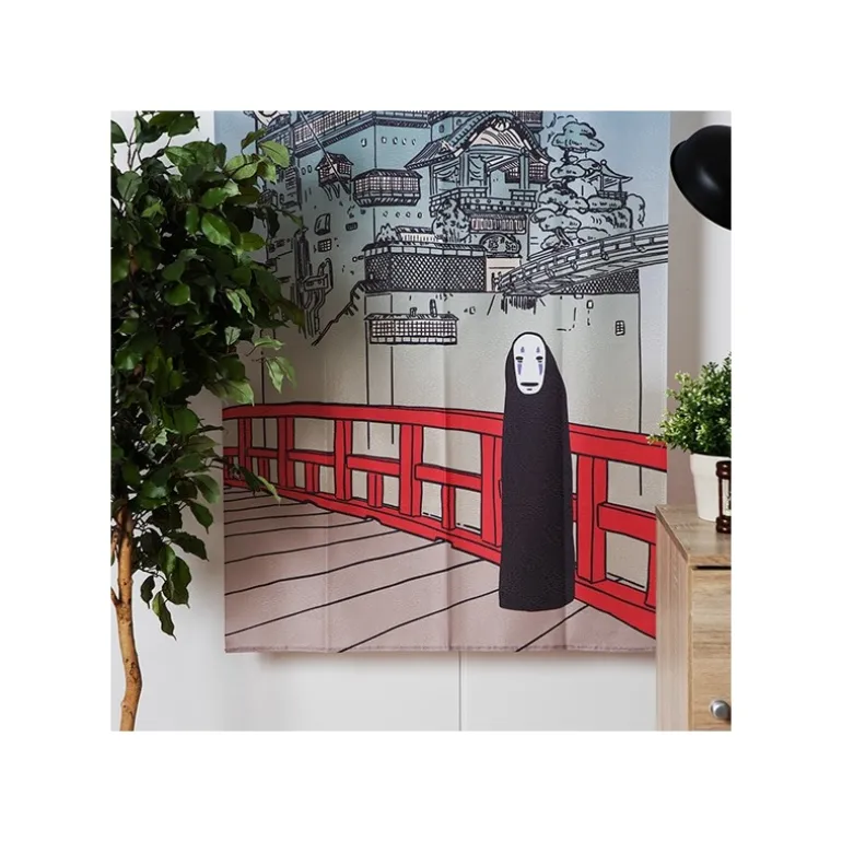 Décoration Murale>Maison Ghibli Rideaux Japonais Aburaya & No Face - Le Voyage de Chihiro