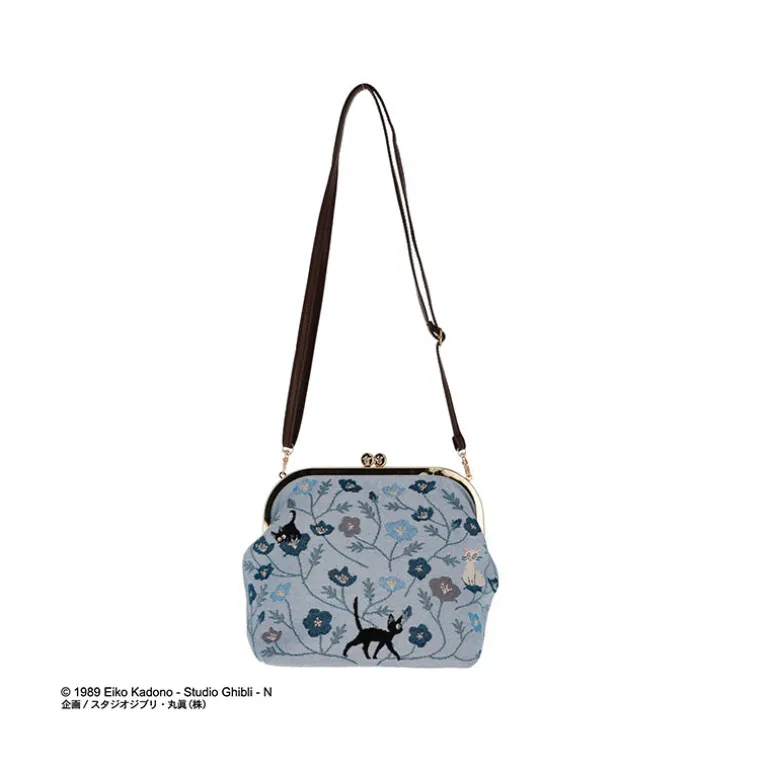 Sacs>Maison Ghibli Sacoche Jiji Fleur bleue - Kiki la petite sorcière