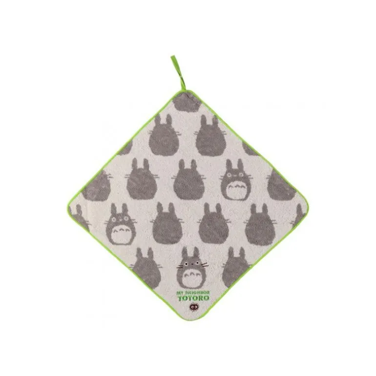 Linge De Maison>Maison Ghibli Serviette à passant Silhouette Totoro Gris - Mon Voisin Totoro