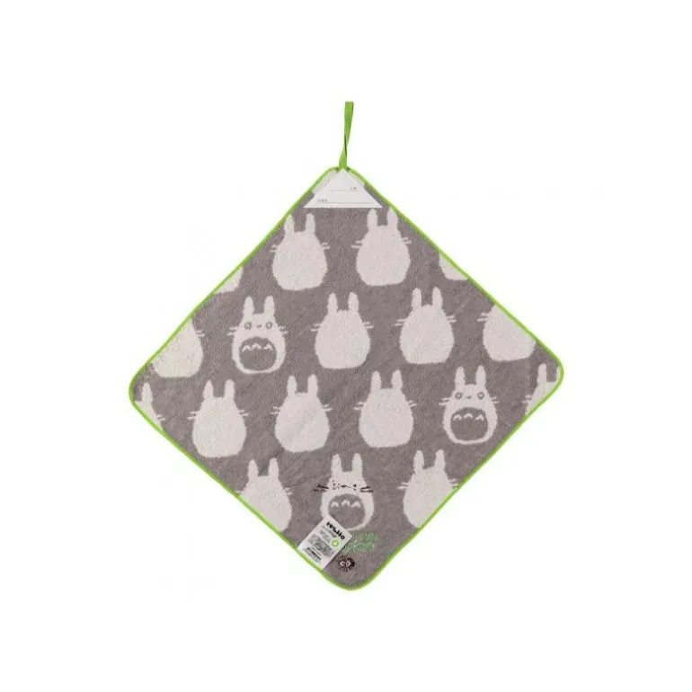 Linge De Maison>Maison Ghibli Serviette à passant Silhouette Totoro Gris - Mon Voisin Totoro