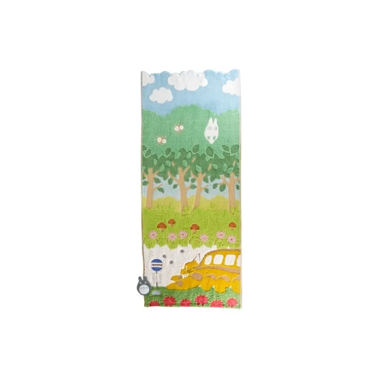 Linge De Maison>Maison Ghibli Serviette Chatbus en Chemin 34x80 cm - Mon Voisin Totoro