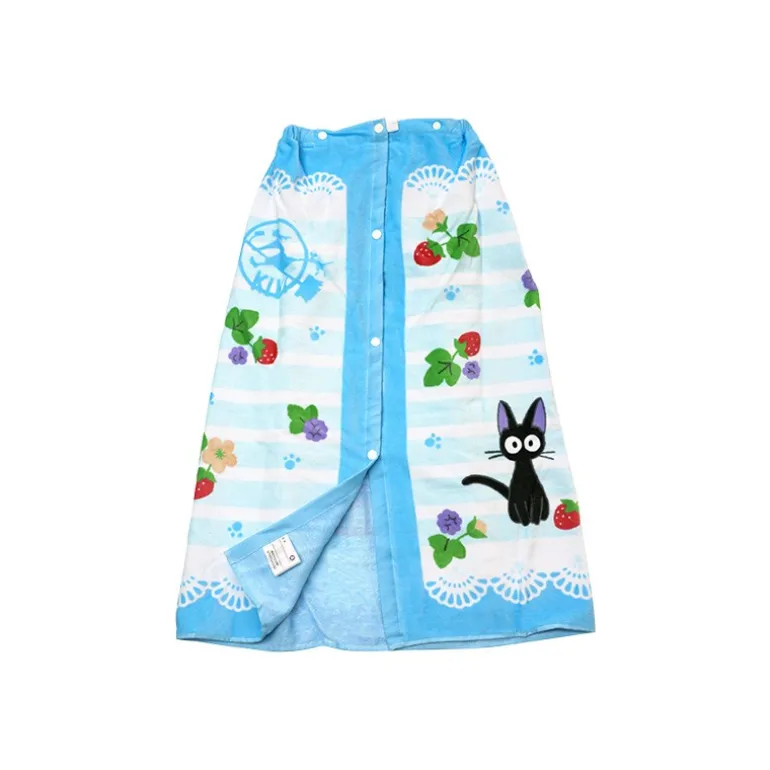 Linge De Maison>Maison Ghibli Serviette de plage Fraises 80 x 110 cm - Kiki la petite sorcière