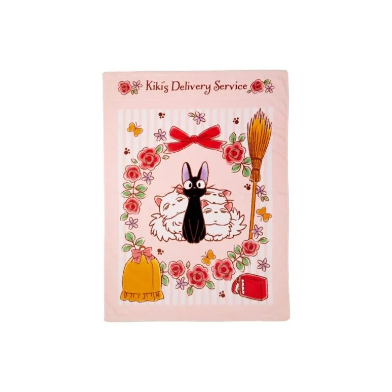 Linge De Maison>Maison Ghibli Serviette de plage Jiji & Lily 85 x 115 cm - Kiki la petite sorcière