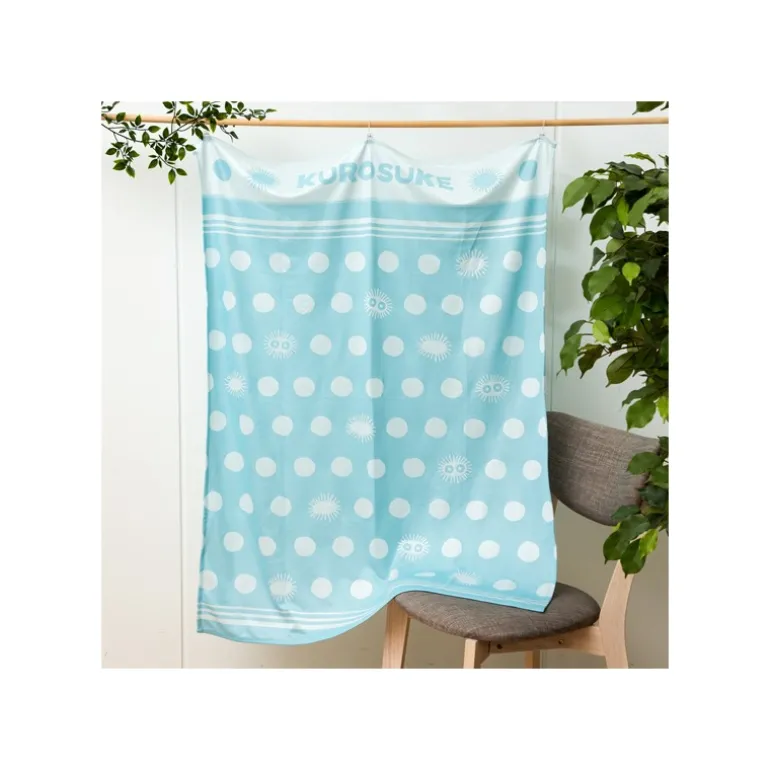 Linge De Maison>Maison Ghibli Serviette de plage Motifs Noiraude 85 x 115 cm - Mon voisin Totoro
