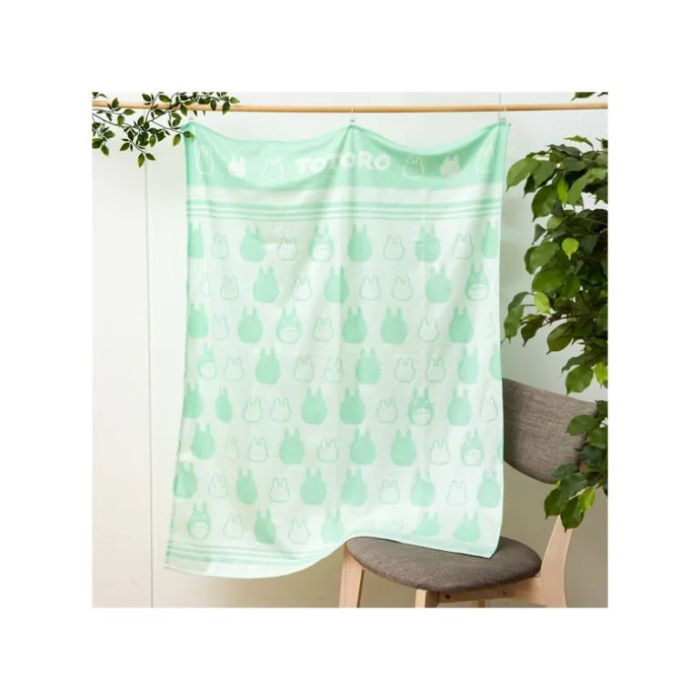 Linge De Maison>Maison Ghibli Serviette de plage Motifs Totoro 85 x 115 cm - Mon voisin Totoro