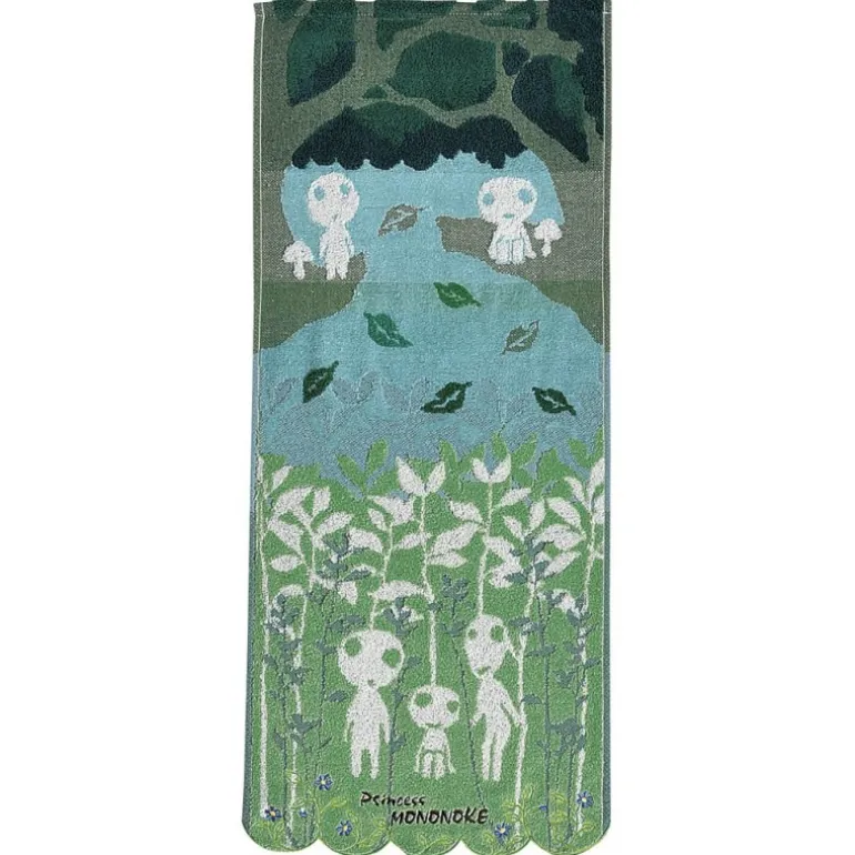 Linge De Maison>Maison Ghibli Serviette Kodama 34x80 cm - Princesse Mononoké