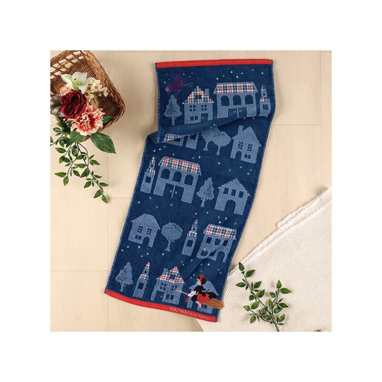 Linge De Maison>Maison Ghibli Serviette La nuit du départ 34x80 cm - Kiki la petite sorcière