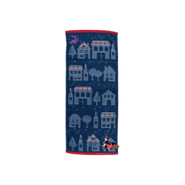 Linge De Maison>Maison Ghibli Serviette La nuit du départ 34x80 cm - Kiki la petite sorcière