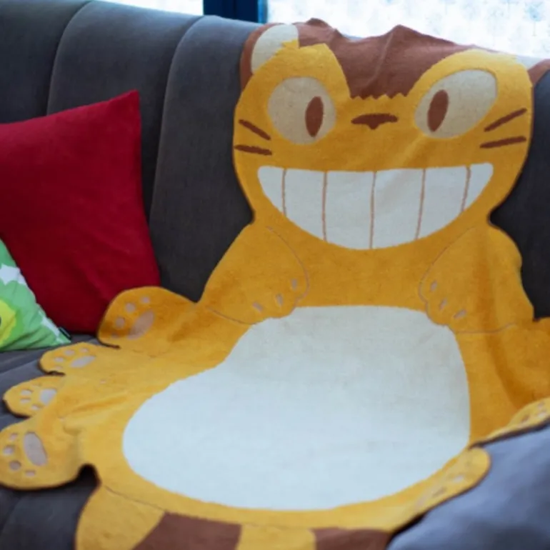 Linge De Maison>Maison Ghibli Serviette silhouette Chatbus 87 x 120 cm - Mon voisin Totoro
