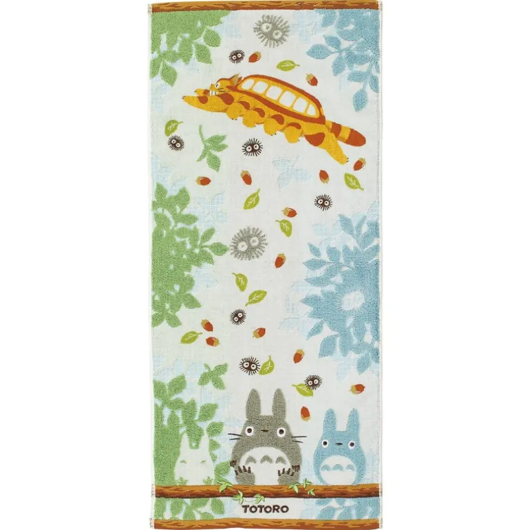 Linge De Maison>Maison Ghibli Serviette Totoro Sur une branche 34x80 cm - Mon Voisin Totoro