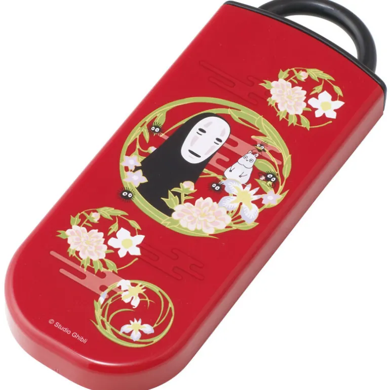 Cuisine Et Table>Maison Ghibli Set Baguettes Cuillère Fourchette No Face rouge foncé - Le Voyage de