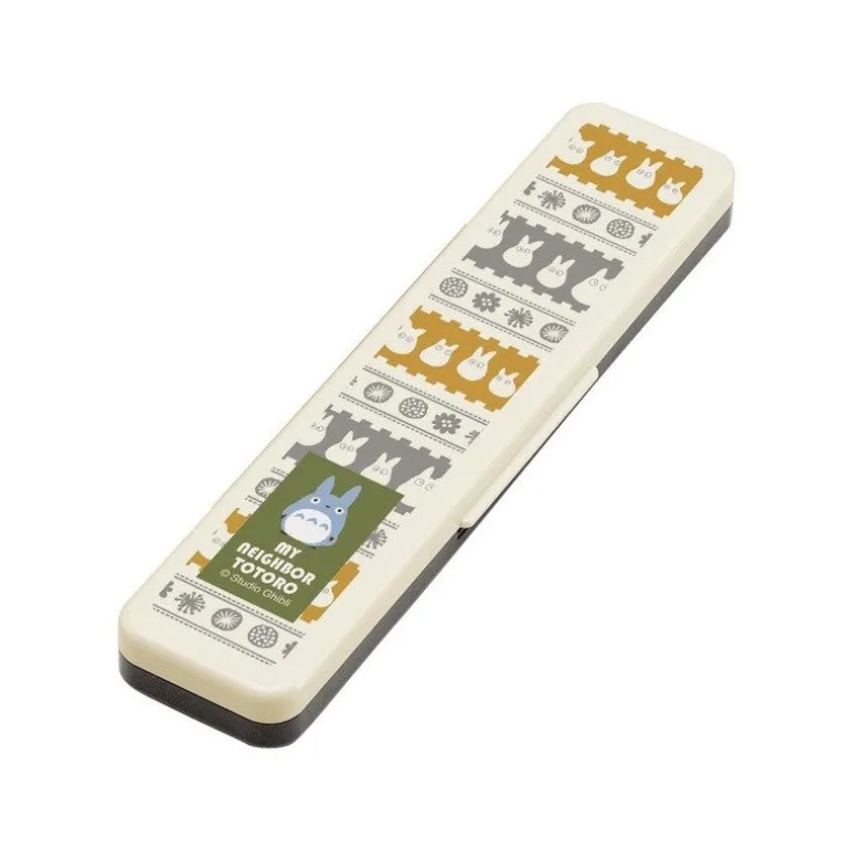 Cuisine Et Table>Maison Ghibli Set Baguettes Et Cuillère Totoro Blanc Farandole - Mon Voisin Totoro