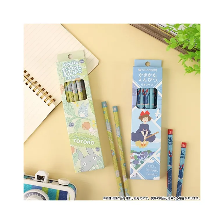 Écriture>Maison Ghibli Set de 12 Crayons 2B Kiki vole - Kiki la petite sorcière