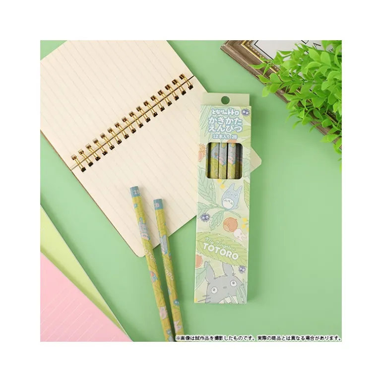 Écriture>Maison Ghibli Set de 12 Crayons 2B Série Forêt - Mon voisin Totoro