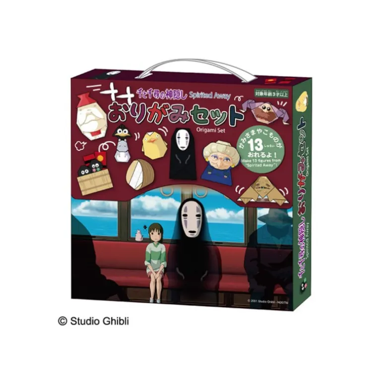 Loisirs Créatifs>Maison Ghibli Set Origami Chihiro & No Face dans le train - Le Voyage de Chihiro