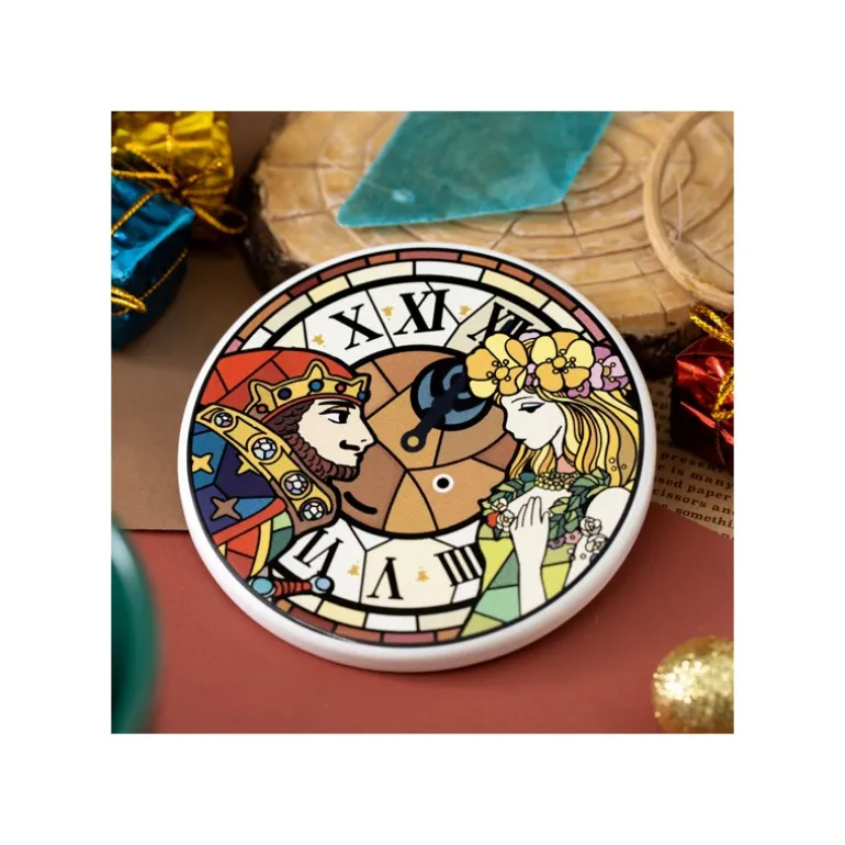 Cuisine Et Table>Maison Ghibli Sous-verre céramique Roi des Nains & Princesse - Si tu tends l'oreill