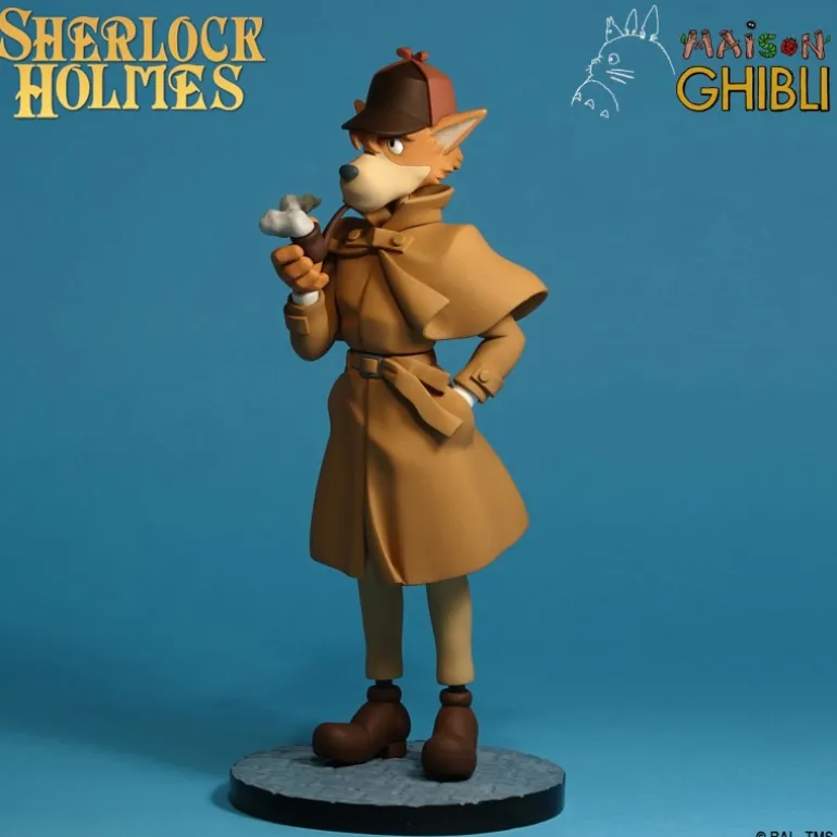 Éditions Limitées>Maison Ghibli Statue SHERLOCK HOLMES - Semic Animation Collection