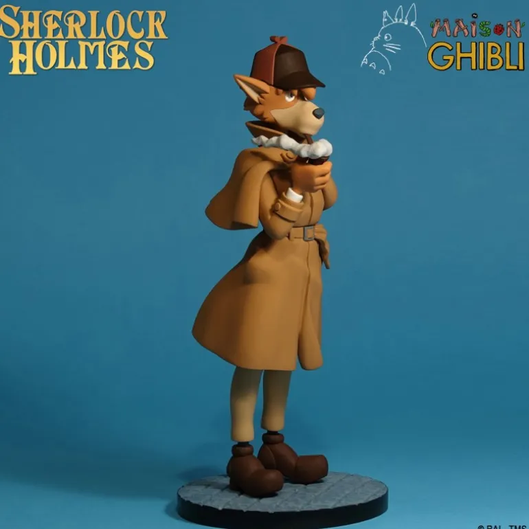 Éditions Limitées>Maison Ghibli Statue SHERLOCK HOLMES - Semic Animation Collection