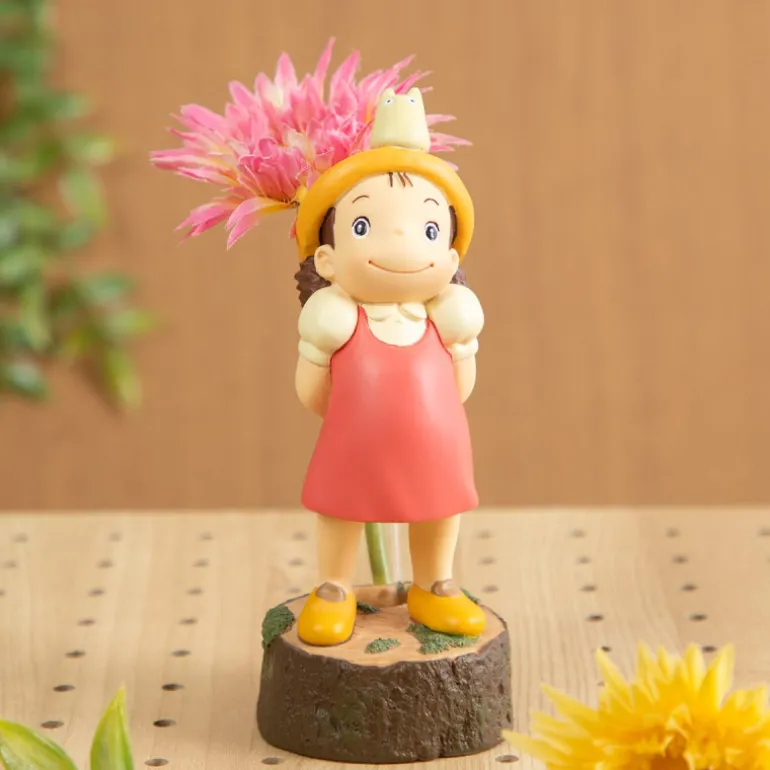 Décoration>Maison Ghibli Statue Soliflore Mei & Totoro Blanc - Mon Voisin Totoro