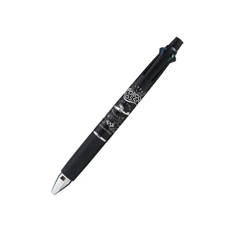 Écriture>Maison Ghibli Stylo à Bille 4 couleurs Savoia Noir - Porco Rosso