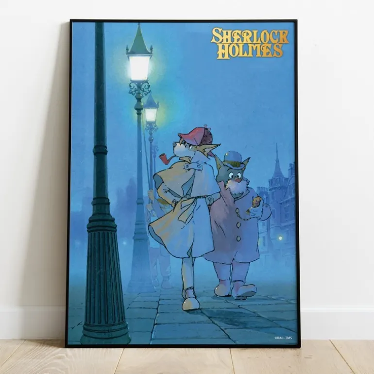 Décoration Murale>Maison Ghibli Tableau 02 - Holmes & Watson - Sherlock Holmes