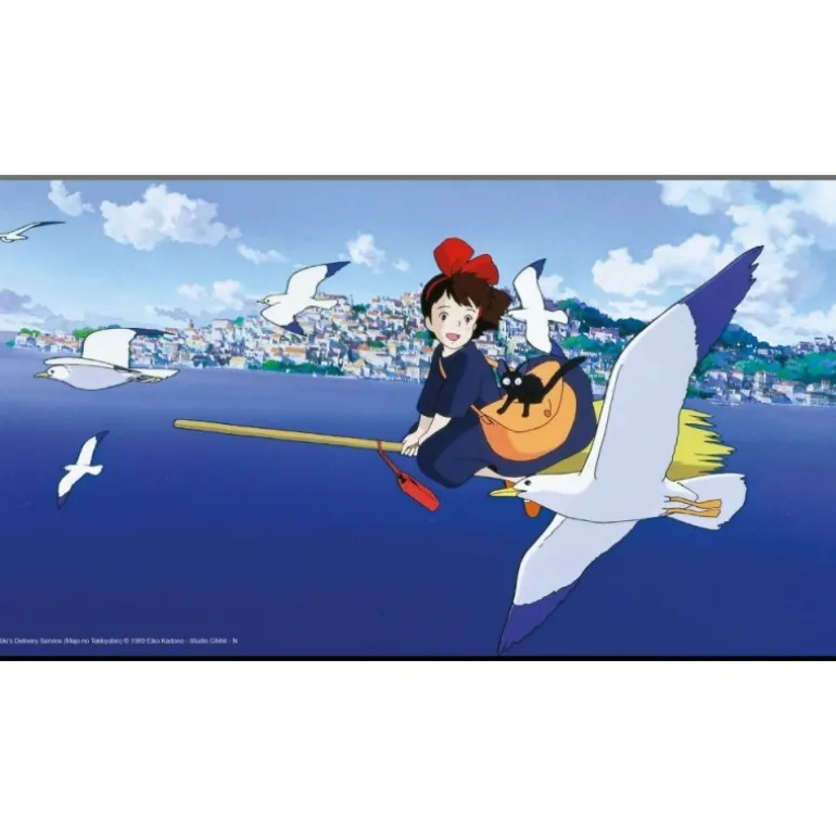 Décoration Murale>Maison Ghibli Tableau Ghibli 01 - Kiki la petite sorcière