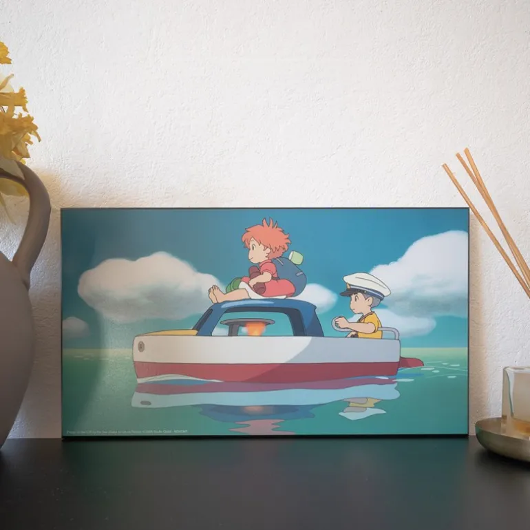 Décoration Murale>Maison Ghibli Tableau Ghibli 02 - Ponyo et Sosuke