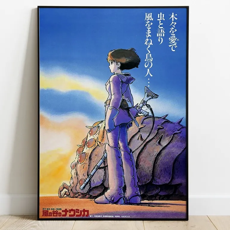 Décoration Murale>Maison Ghibli Tableau 35x50 Affiche Japonaise – Nausicäa