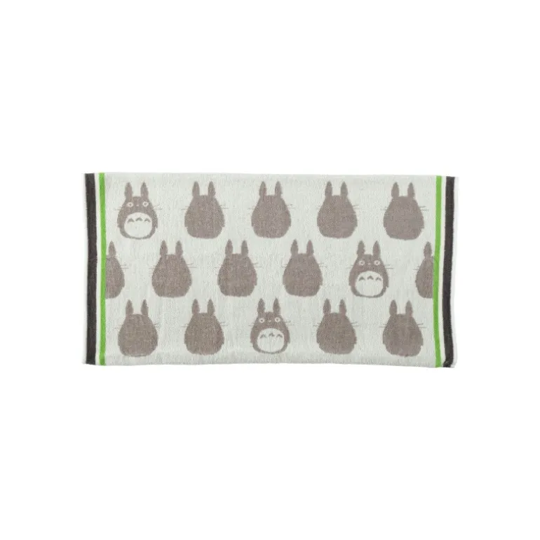 Linge De Maison>Maison Ghibli Taie d'oreiller Silhouette Totoro Gris - Mon Voisin Totoro