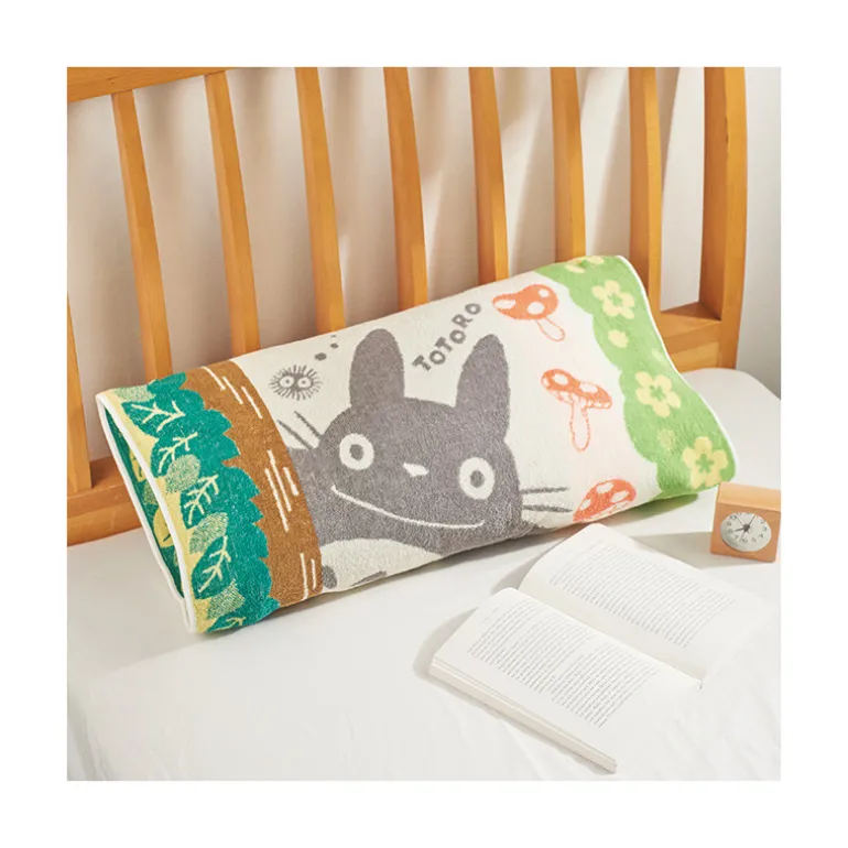 Linge De Maison>Maison Ghibli Taie d'oreiller Totoro Champignons - Mon Voisin Totoro