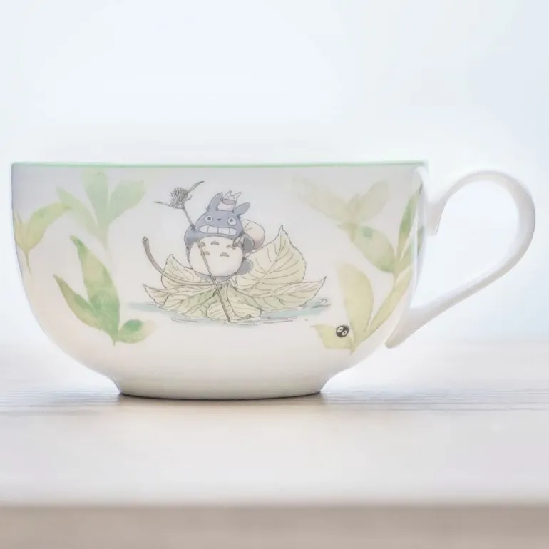 Cuisine Et Table>Maison Ghibli Tasse à soupe Totoro sur une feuille - Mon Voisin Totoro