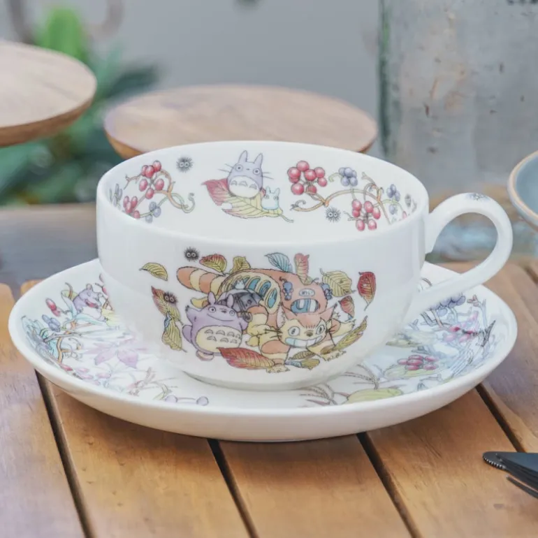 Cuisine Et Table>Maison Ghibli Tasse et Sous Tasse Totoro Baies - Mon Voisin Totoro