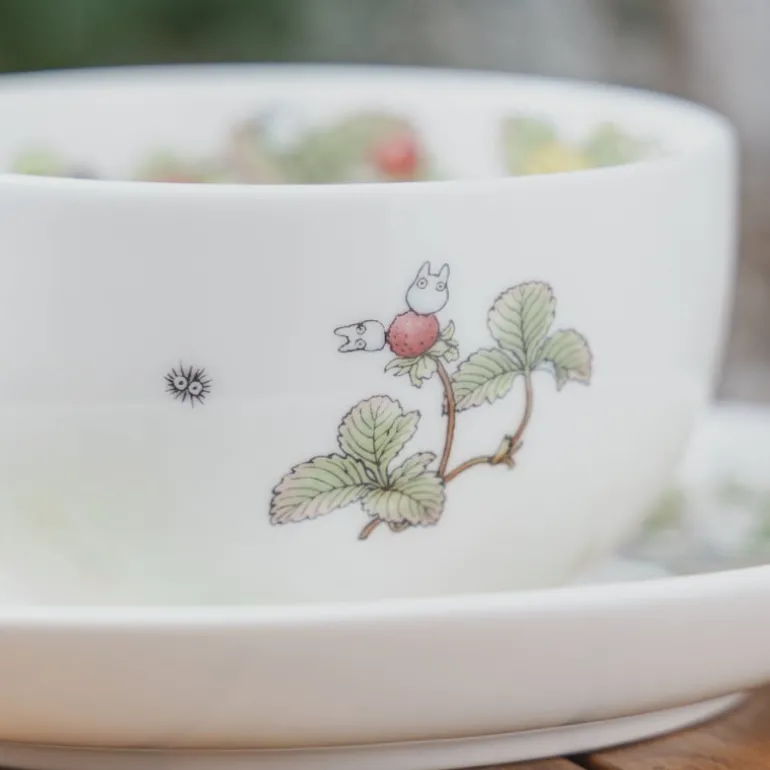 Cuisine Et Table>Maison Ghibli Tasse et Sous Tasse Totoro Fraise - Mon Voisin Totoro