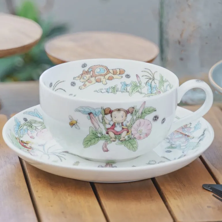 Cuisine Et Table>Maison Ghibli Tasse et Sous Tasse Totoro Liseron - Mon Voisin Totoro