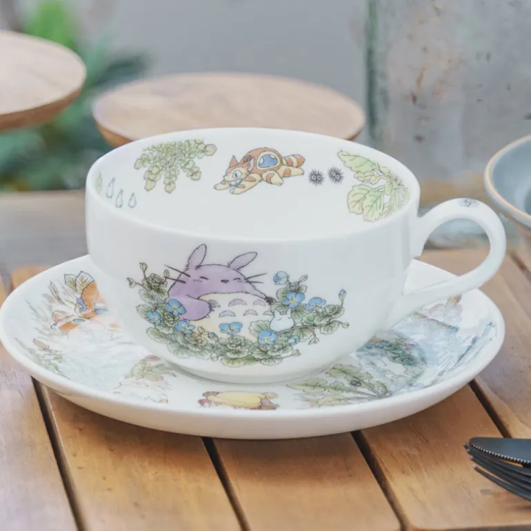 Cuisine Et Table>Maison Ghibli Tasse et Sous Tasse Totoro Ooinuhugri - Mon Voisin Totoro