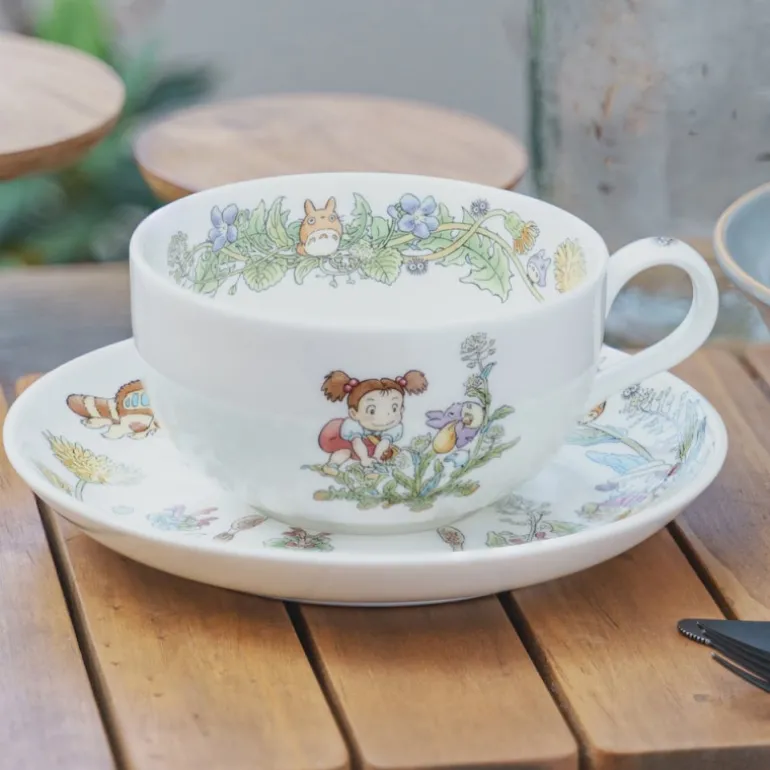 Cuisine Et Table>Maison Ghibli Tasse et Sous Tasse Totoro Pissenlit - Mon Voisin Totoro