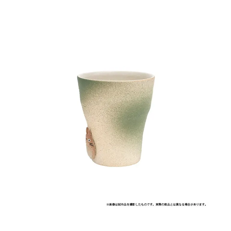 Cuisine Et Table>Maison Ghibli Tasse faite main verte Shigariki Totoro - Mon voisin Totoro