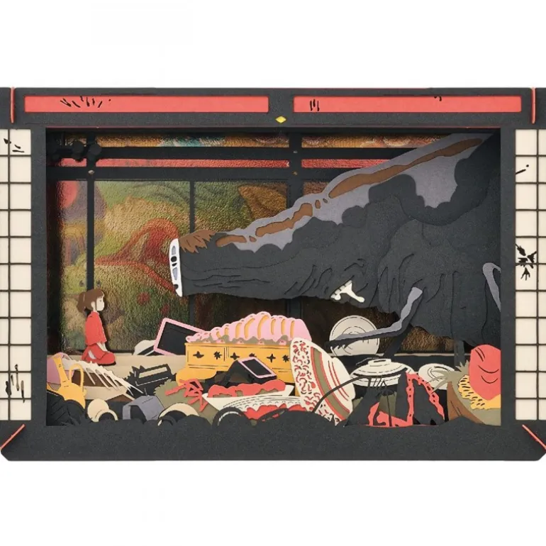 Loisirs Créatifs>Maison Ghibli Théâtre de papier Après la fête - Le Voyage de Chihiro