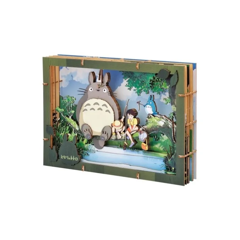 Loisirs Créatifs>Maison Ghibli Théâtre de papier Deluxe Totoro pêche - Mon Voisin Totoro