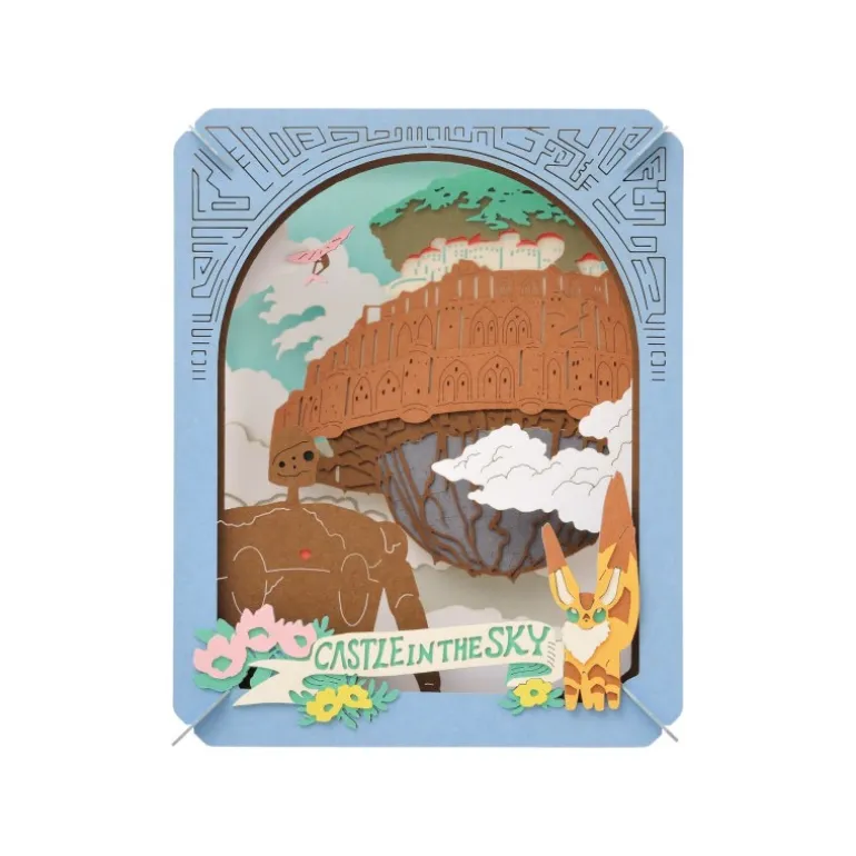 Loisirs Créatifs>Maison Ghibli Théâtre de papier Derrière les nuages - Le Château dans le ciel