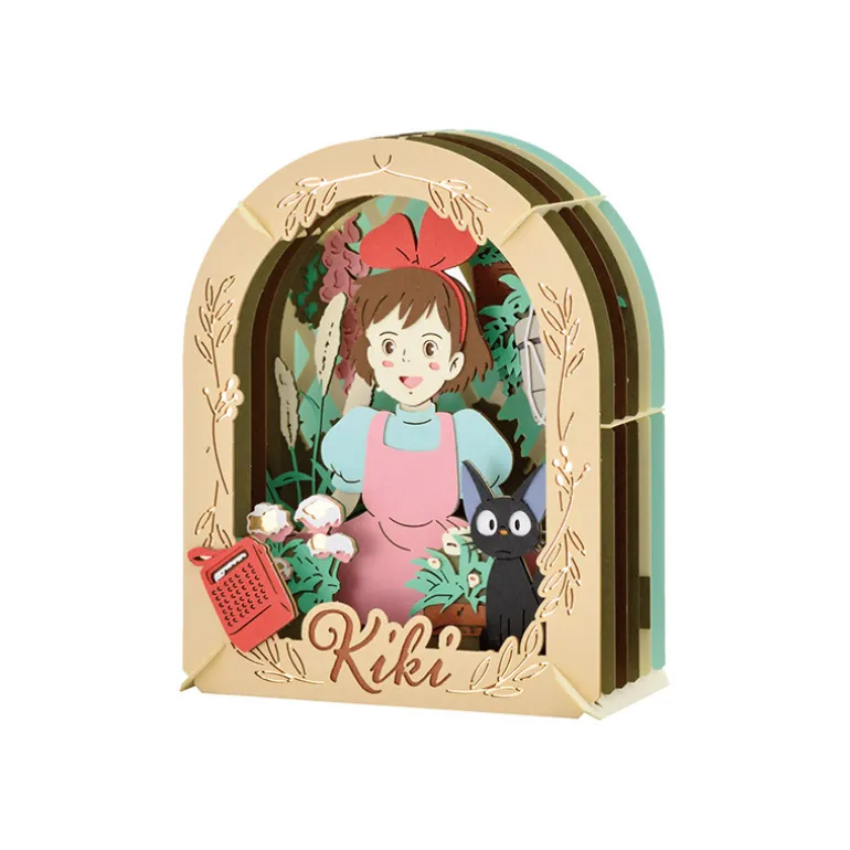 Loisirs Créatifs>Maison Ghibli Théâtre de papier Flower garden - Kiki la petite sorcière