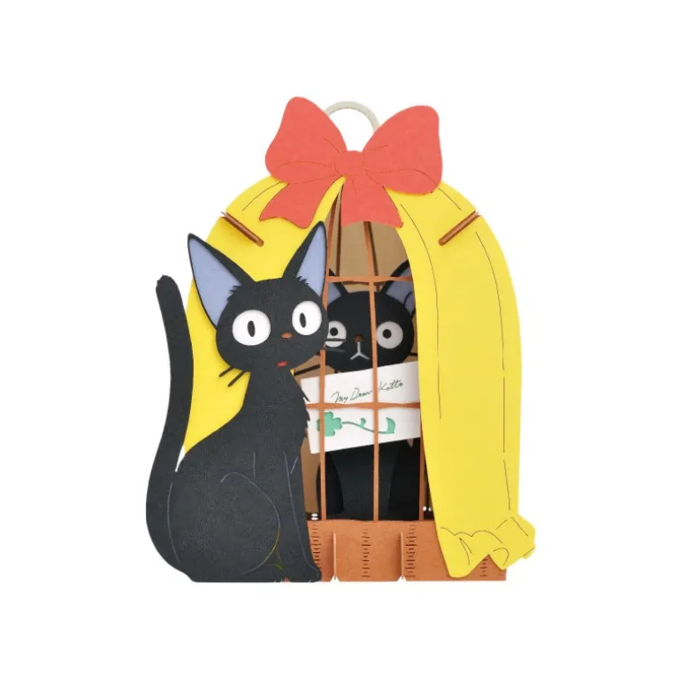 Loisirs Créatifs>Maison Ghibli Théâtre de papier Jiji "Je suis là" - Kiki la petite sorcière