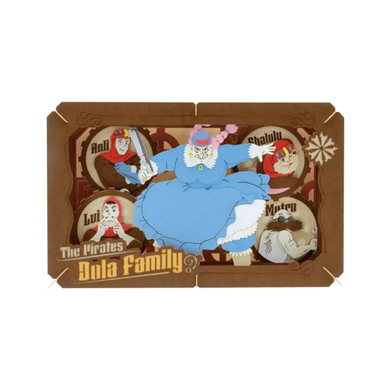 Loisirs Créatifs>Maison Ghibli Théâtre de papier La famille Pirate de Dora - Le Château dans le ciel