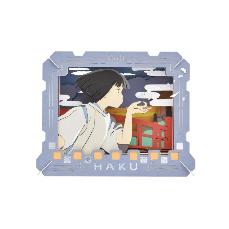 Loisirs Créatifs>Maison Ghibli Théâtre de papier Le vœu de Haku Onigiri - Le Voyage de Chihiro
