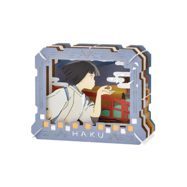 Loisirs Créatifs>Maison Ghibli Théâtre de papier Le vœu de Haku Onigiri - Le Voyage de Chihiro