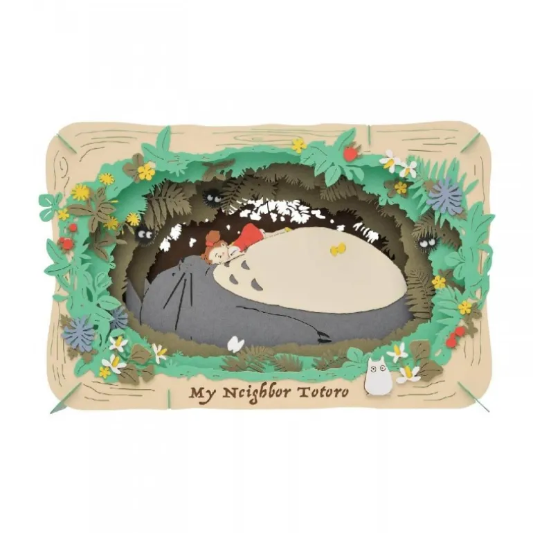 Loisirs Créatifs>Maison Ghibli Théâtre de papier Sieste de Mei - Mon Voisin Totoro