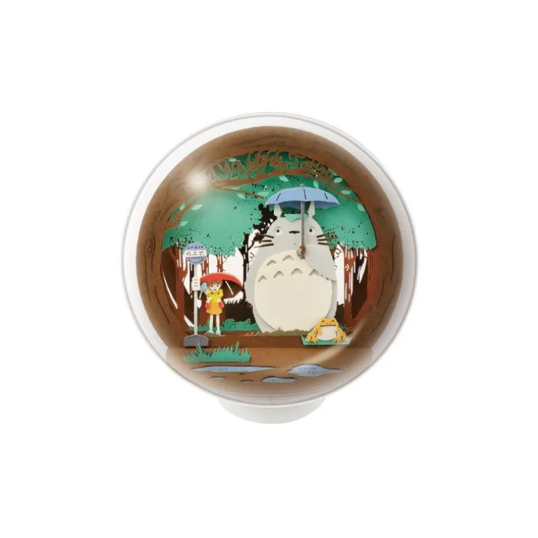 Loisirs Créatifs>Maison Ghibli Théâtre de papier sphère Arrêt de bus - Mon voisin Totoro