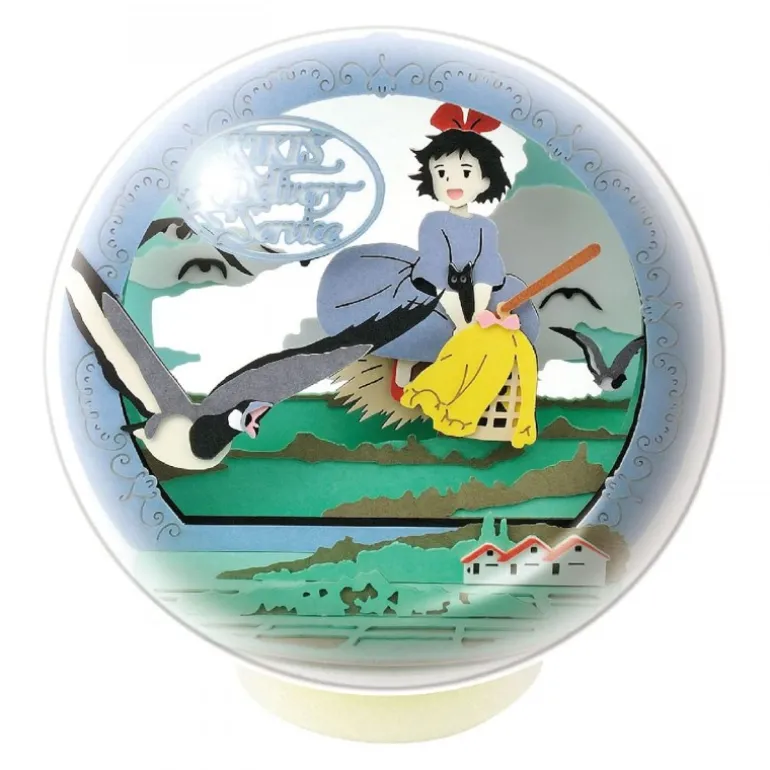 Loisirs Créatifs>Maison Ghibli Théâtre de papier sphère Kiki vole -Kiki la petite sorcière
