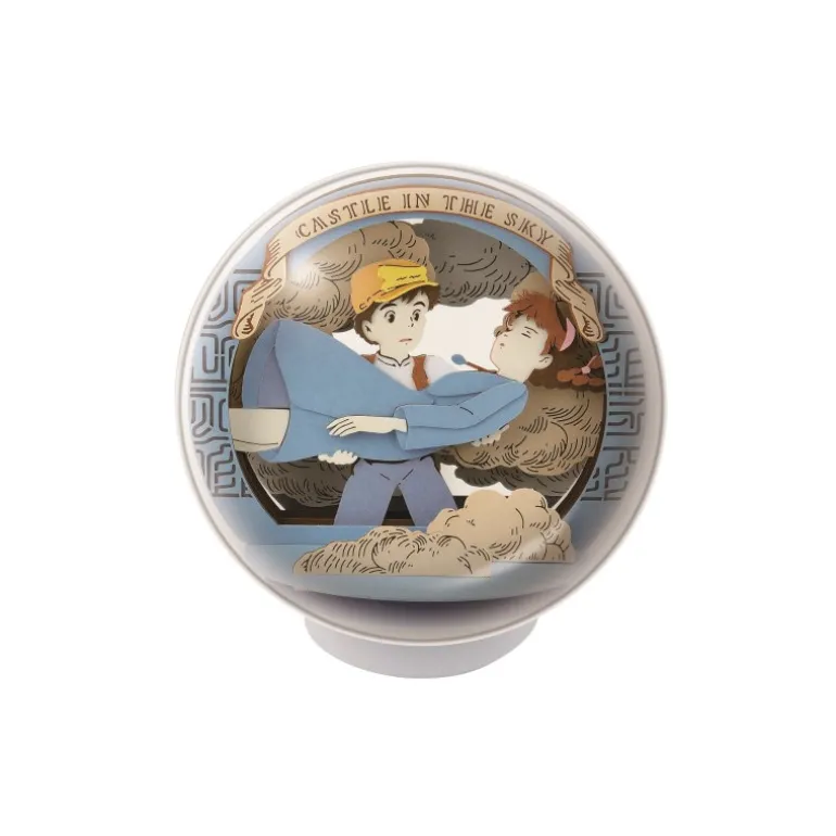 Loisirs Créatifs>Maison Ghibli Théâtre de papier sphère Sheeta & Pazu - Le Château dans le ciel