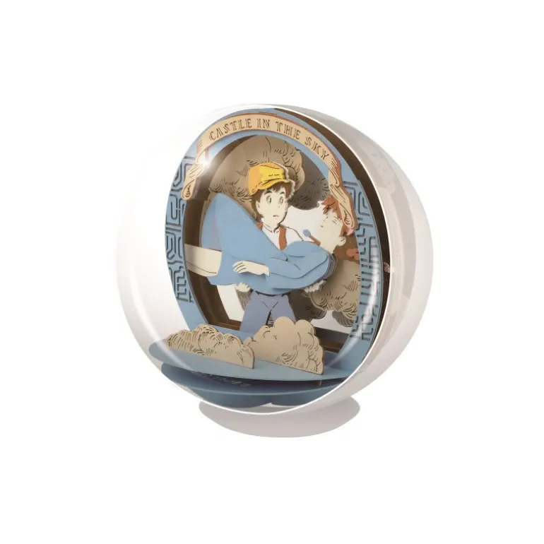 Loisirs Créatifs>Maison Ghibli Théâtre de papier sphère Sheeta & Pazu - Le Château dans le ciel